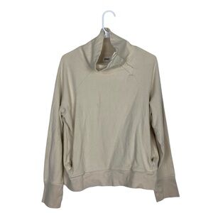 Pact organic cotton snap button neck long sleeve top